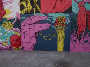 Graffiti als Event während der Stroke Art Fair 2018